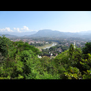 Der Nam Khan, der in Luang Prabang in den Mekong mündet